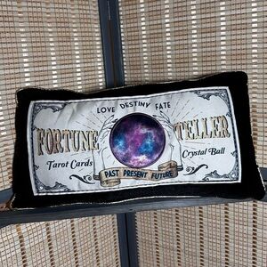 Fortune Teller Lumbar Accent Pillow NWT